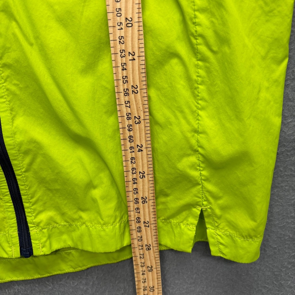 Smartwool Merino Sport Ultra Light Hooded Jacket Lime Green Windbreaker Mens M - Picture 9 of 16